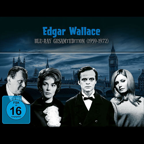 EDGAR WALLACE Gesamtedition mit 34 Filmen und Allscore-Soundtrack-CD