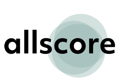 Logo allscore media publishing label