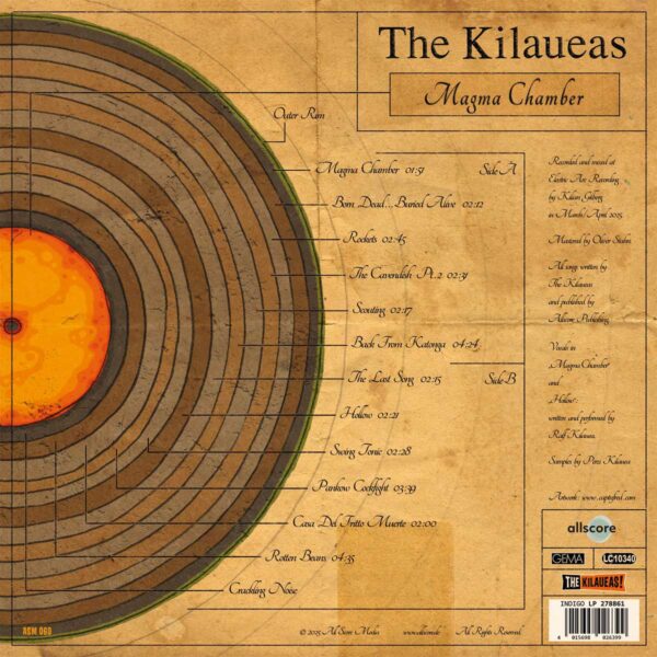 The Kilaueas - Magma Chamber backcover
