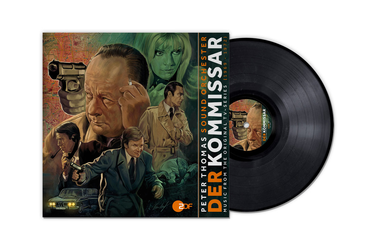 Der Kommissar schwarze LP